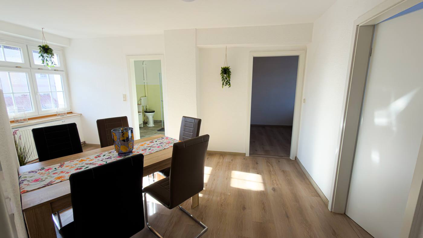 Ferienwohnung im Hotel National Bad Düben — Essbereich